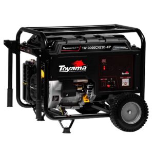 Gerador de Energia a Gasolina 4T 459CC 11.25kVA Trifásico 220V TG10000CXE3D-XP com Partida Elétrica TOYAMA-201-035
