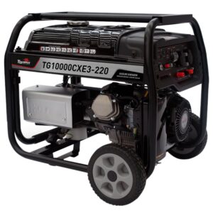 Gerador de Energia a Gasolina 4 Tempos 220V Trifásico 11,25 Kva com Partida Elétrica TG10000CXE3-220 Profissional TOYAMA-201-029