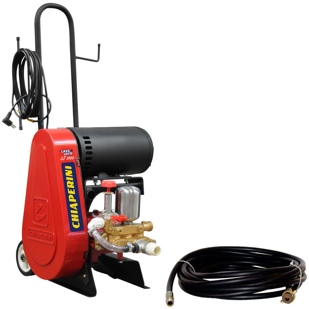 Lavadora Industrial Lava Jato Móvel LJ3100 Motor WEG 3HP Trifásica 220V com Mangueira 3/8 Pol. CHIAPERINI-19713 - Imagem 3