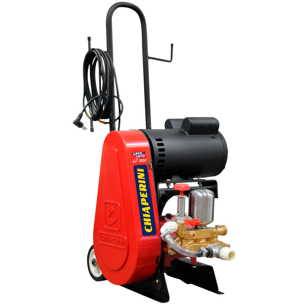 Lavadora Industrial Profissional LJ3100 Motor WEG 3HP Monofásica Bivolt com Carrinho e Mangueira 3/8 Pol 10M CHIAPERINI-881 - Imagem 3