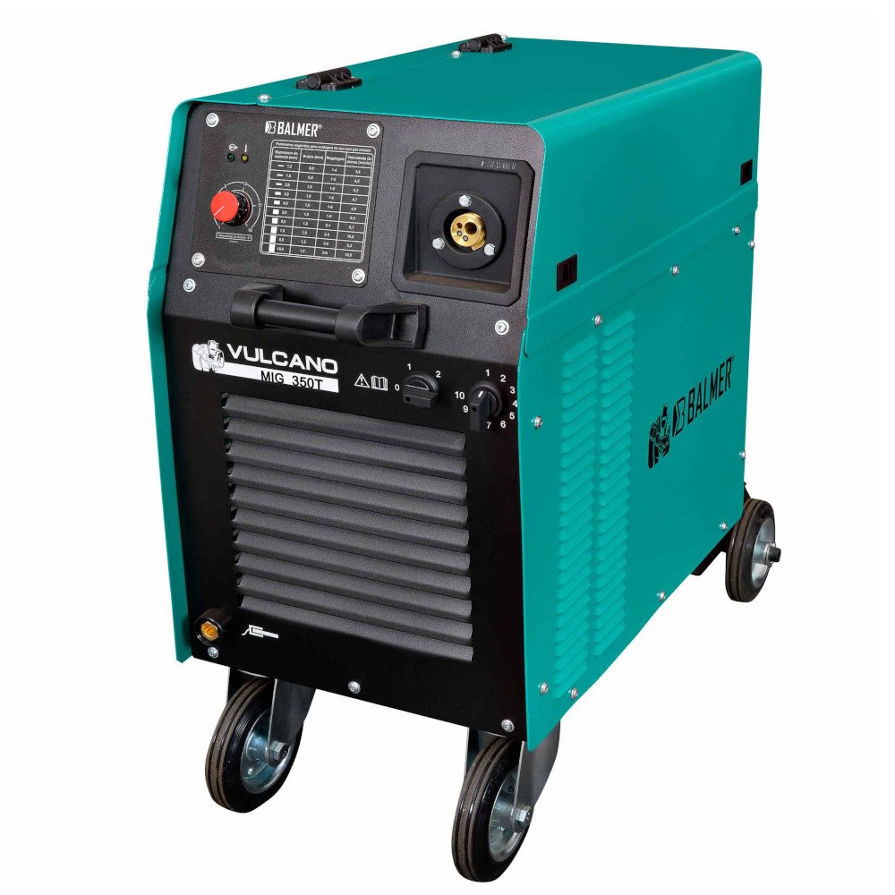 Máquina de Solda Retificadora MIG/MAG Vulcano 350A 220/380V Trifásico BALMER-30081109