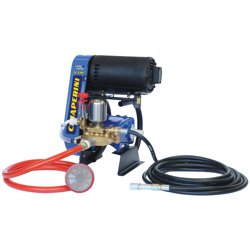 Lavadora Industrial Lava Jato LJ330 Fixa 330 Libras Motor WEG 2HP Trifásico 220/380V com Mangueira 10M CHIAPERINI-22719