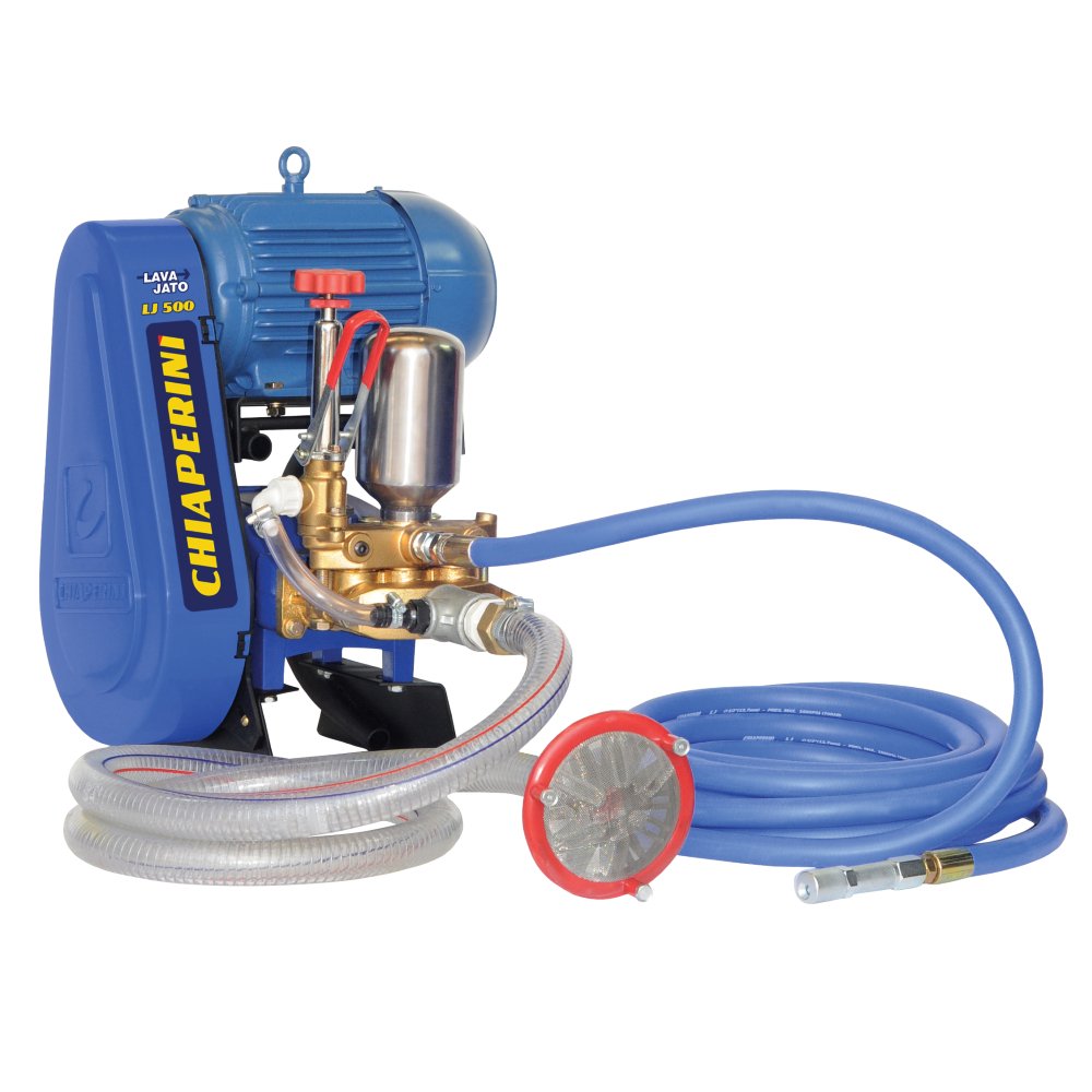Lavadora Industrial Lava Jato LJ500 Fixa 500 Libras Motor WEG 5HP Trifásico 220/380V com Mangueira 10M CHIAPERINI-22725 - Imagem 3
