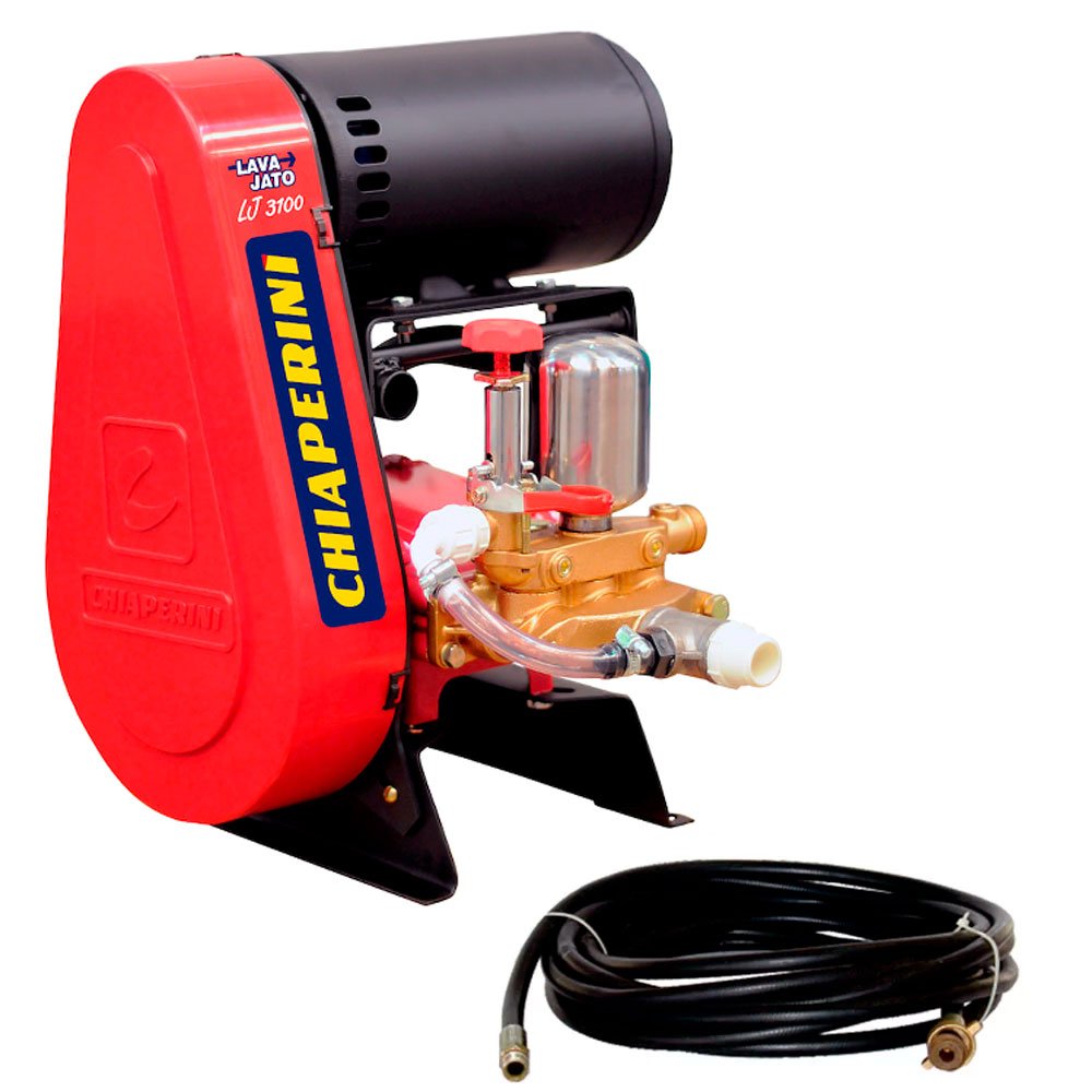 Lavadora Industrial Lava Jato 3100 Fixa Motor WEG 3HP Trifásico 220/380V com Mangueira 3/8 Pol. CHIAPERINI-19709 - Imagem 2