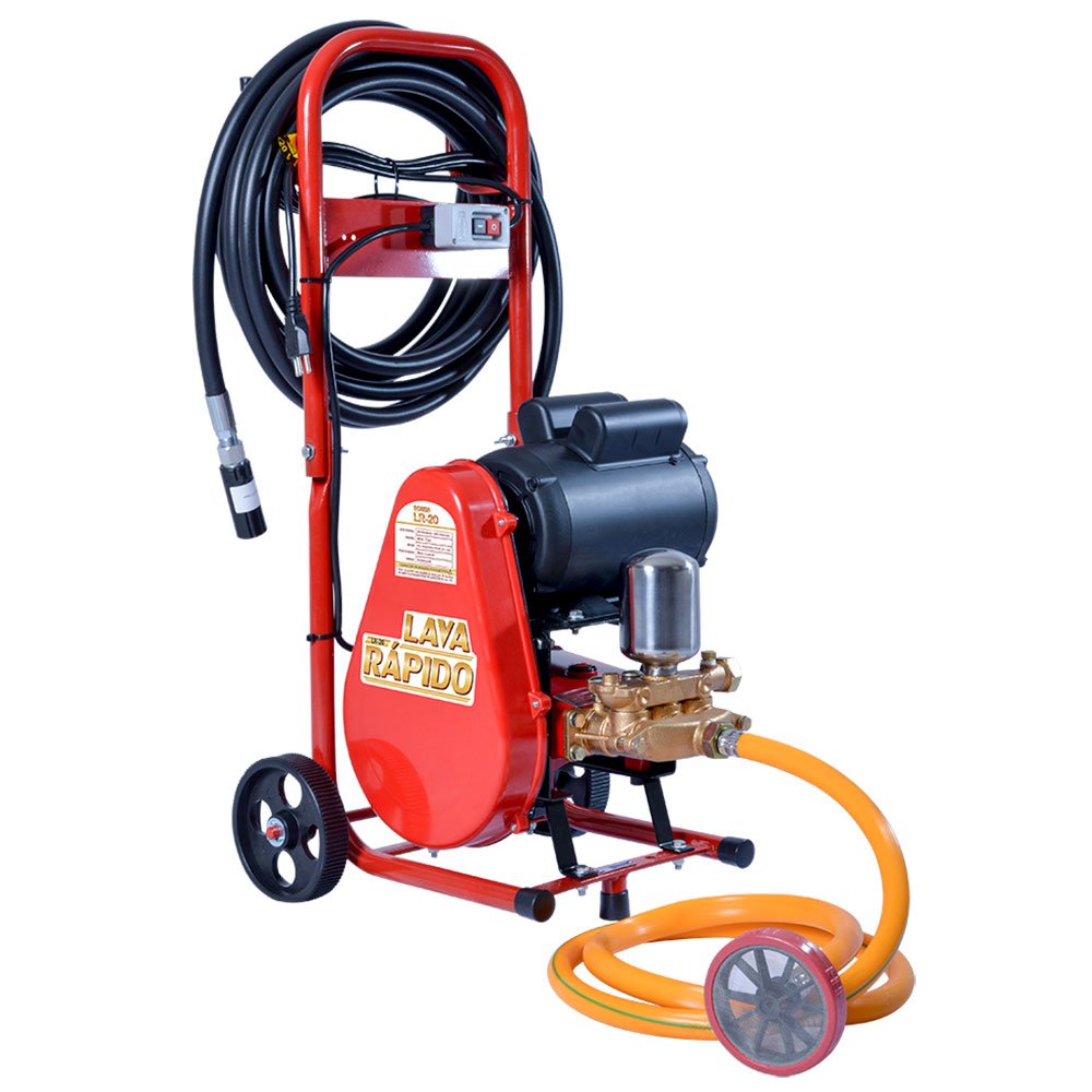 Lavadora Industrial Média Pressão LR-20 Motor WEG 2 CV 220V 450 PSI 20 L/min ZM BOMBAS-5020268 - Imagem 3