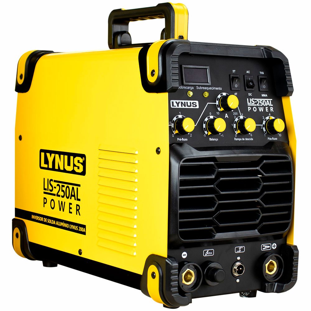 Máquina de Solda Inversora TIG/MMA LIS-250L 200A 220V com Tocha LYNUS-00011022.6 - Imagem 3