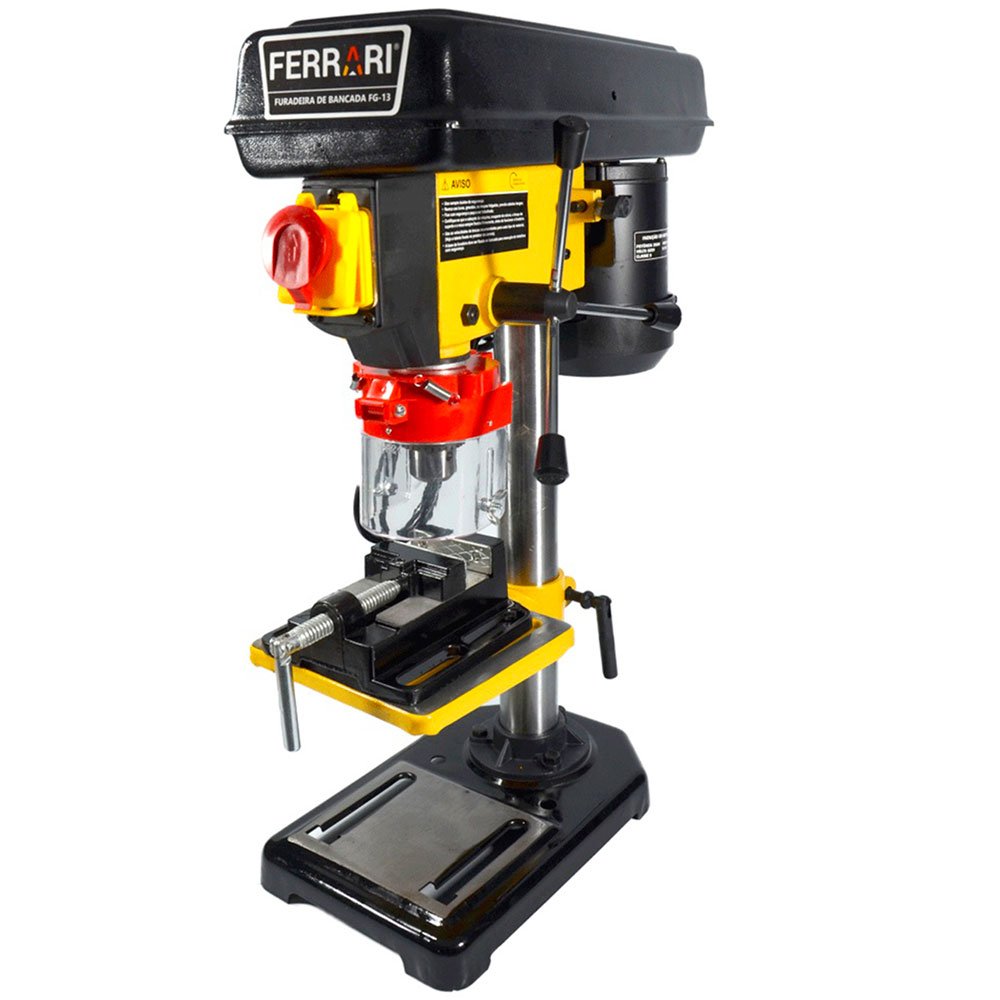 Furadeira de Bancada Fg 13 350W 220V com Morsa FERRARI-FG13CM - Imagem 2