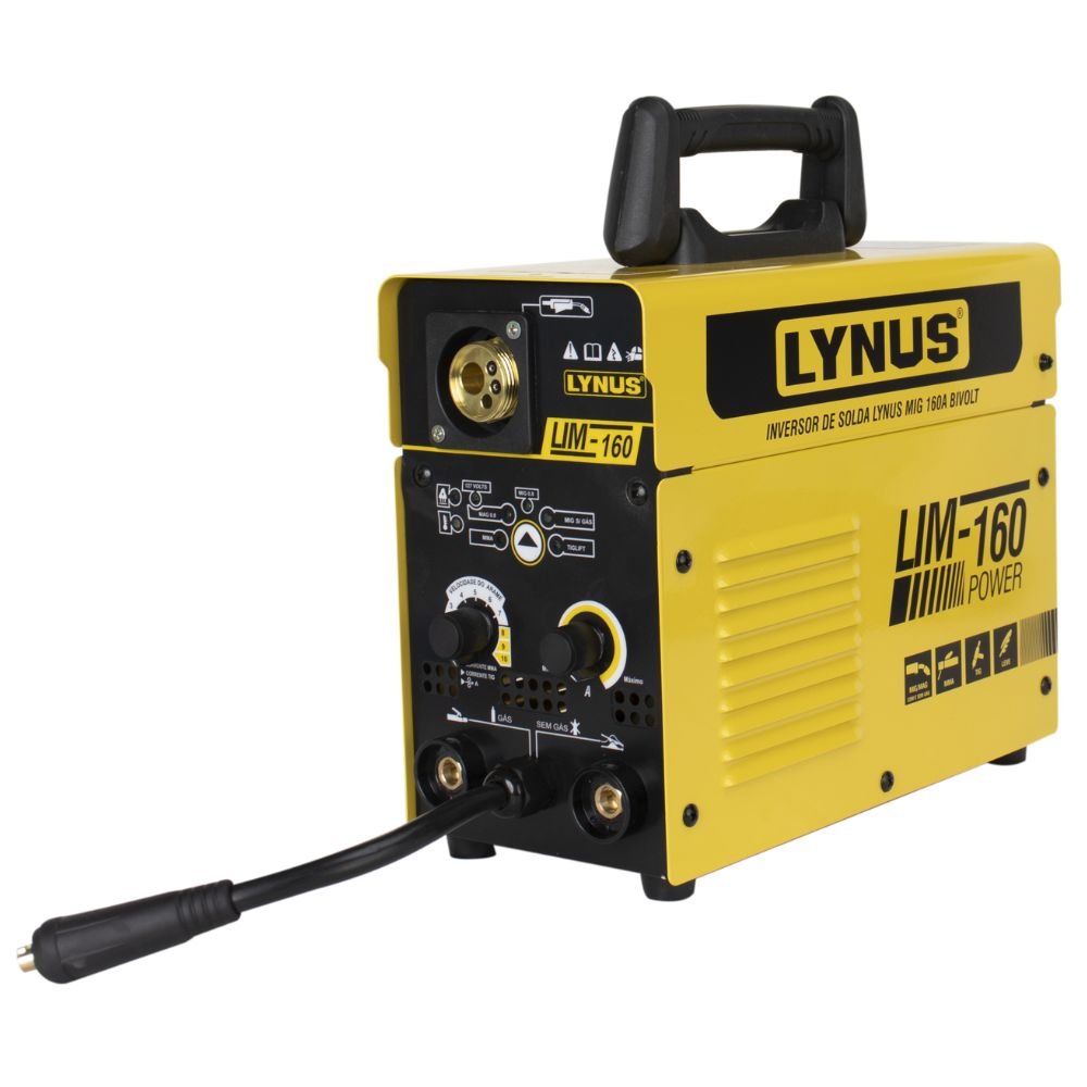 Máquina de Solda Inversora Multiprocesso Power 160A Bivolt LYNUS-LIM-160 - Imagem 3