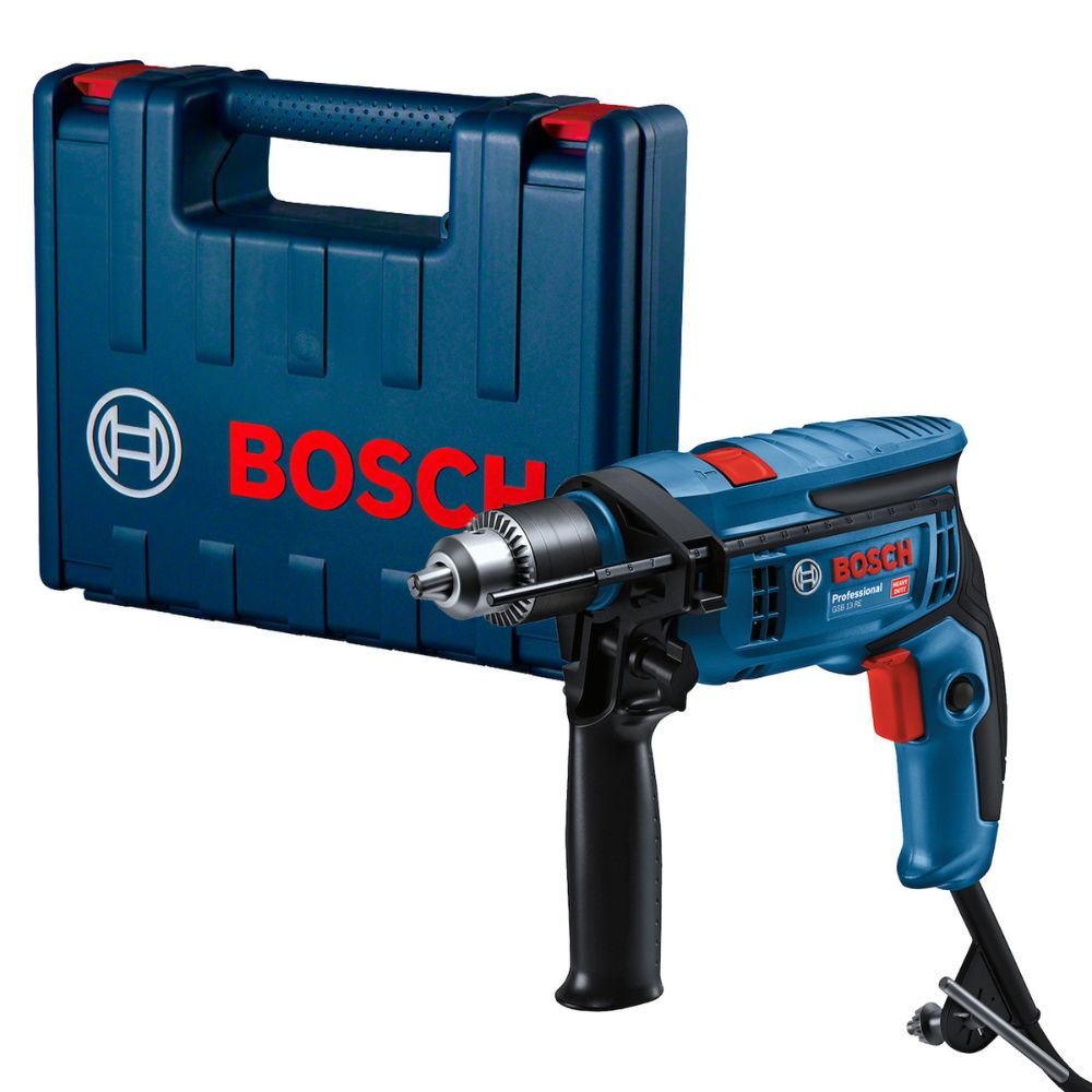 Furadeira de Impacto GSB 13 RE-M 1/2 Pol 750W 220V em Maleta BOSCH-06012B80D1-000