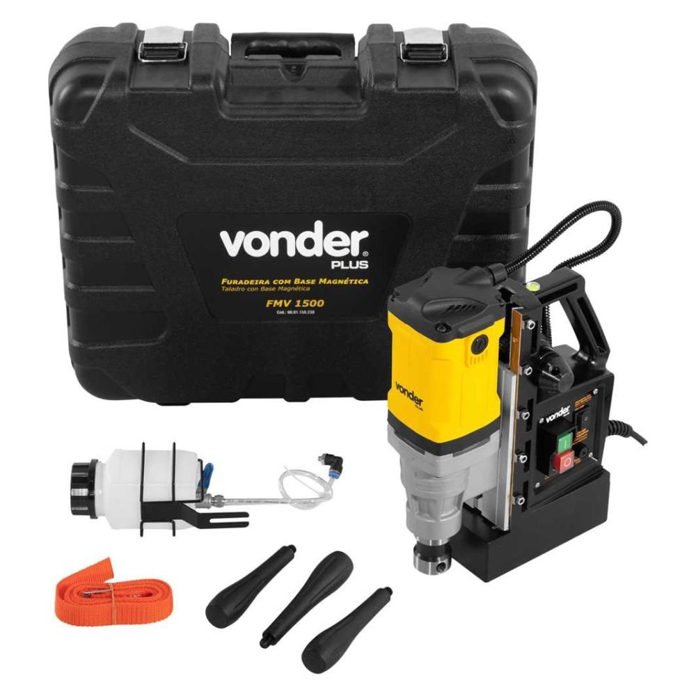 Furadeira com Base Magnética Weldon 220V FMV 1500 VONDER-6001150230 - Imagem 3