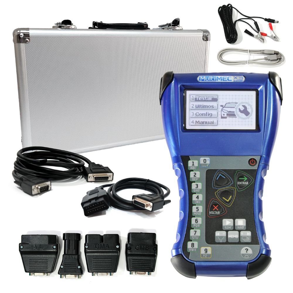 Scanner Automotivo X3 Linha Leve com Conjunto Diesel Leve e Maleta MULTIMEC-95 - Imagem 3