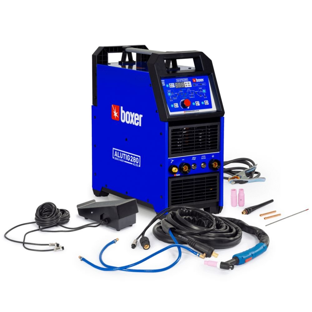 Máquina de Solda Inversora MMA/TIG AC/DC ALUTIG280 280A 220V BOXER-3005046 - Imagem 3