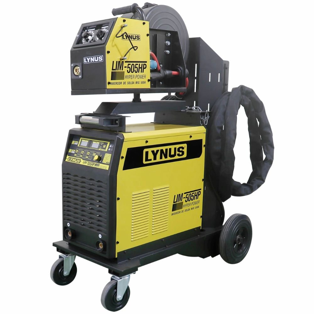 Máquina Inversora de Solda MIG/MAG/MMA/TIG 500A 220/380V Trifásica LYNUS-LIM-505HP - Imagem 3