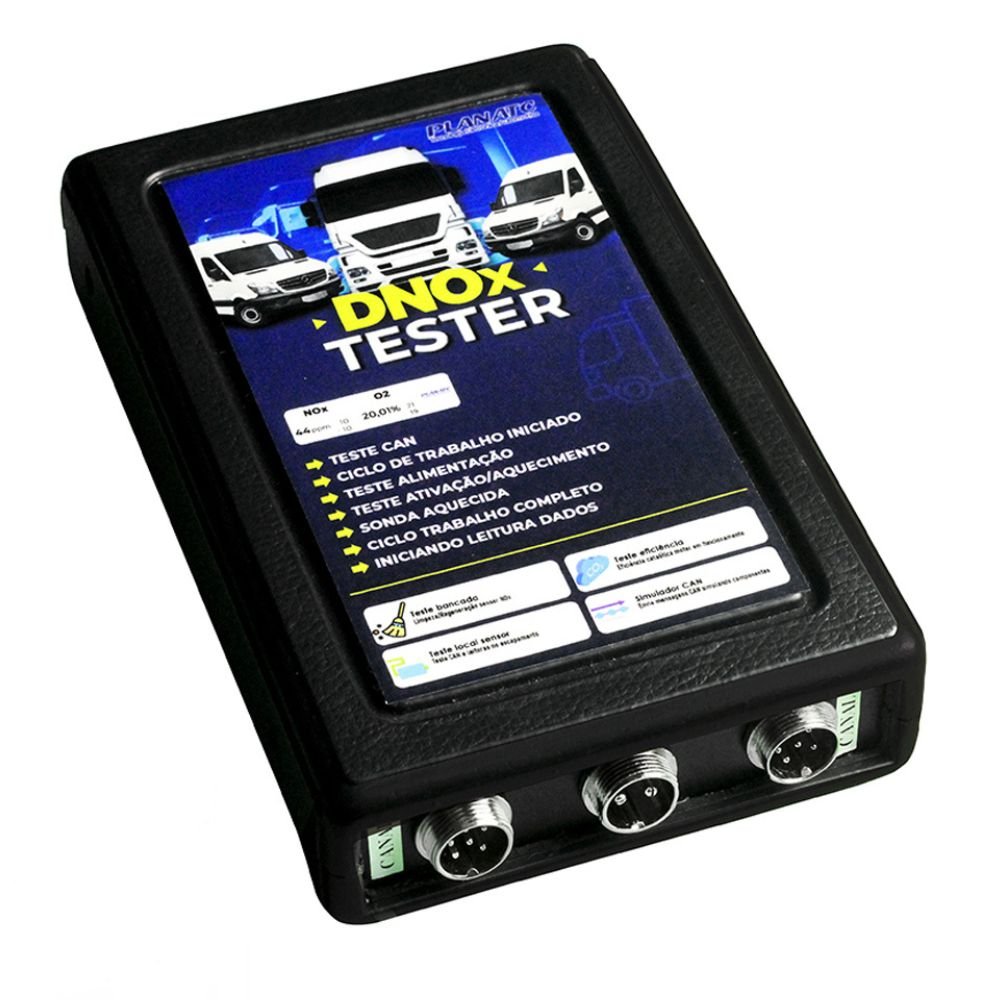Equipamento Diagnóstico do Sistema Arla 32 e Teste de Sensor NOX de Motores DIESEL LEVE em Bancada ou Local sem Tablet PLANATC-DNOX-TESTER/LL - Imagem 3