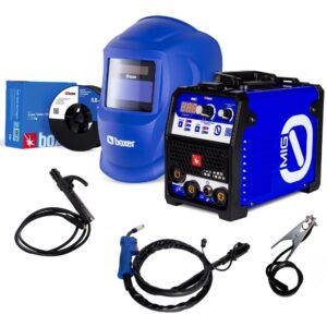 Máquina de Solda Inversora Multiprocesso MIG 0 Sem Gás 120A Bivolt com Máscara de Solda Optiarc 70 BOXER-99086