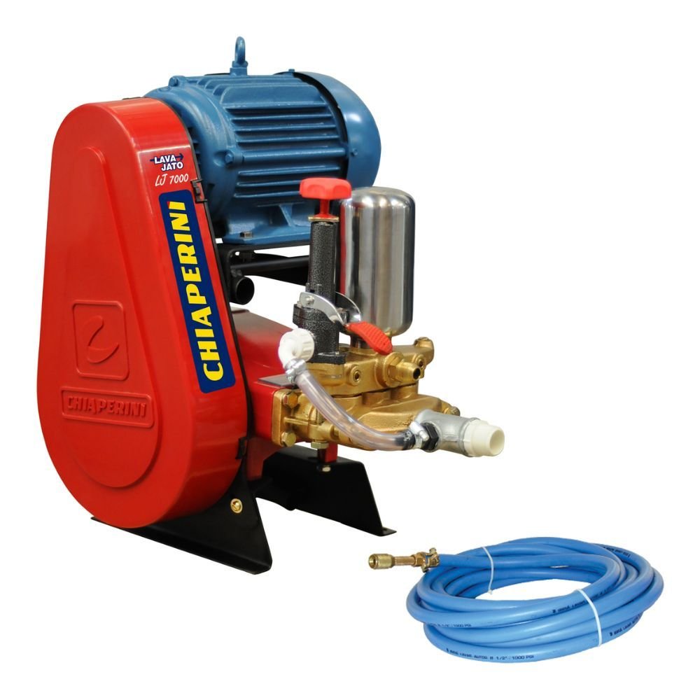 Hidrolavadora Industrial LJ 7000 Fixa 500 Libras Motor WEG Trifásica sem Mangueira. CHIAPERINI-892