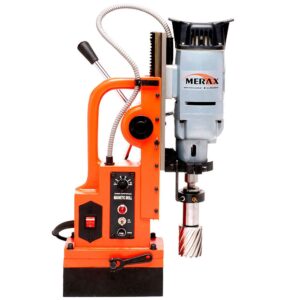 Furadeira de Base Magnética Cone Morse CM2 1200W 220V com Acessórios FE-45 MERAX-FE4500B