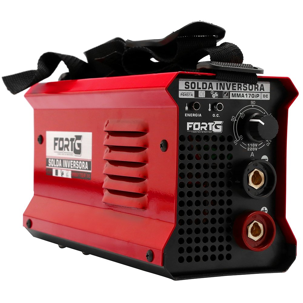 Máquina de Solda Inversora MMA 170iP 170A Bivolt Compacta FORTGPRO-FG4514 - Imagem 3