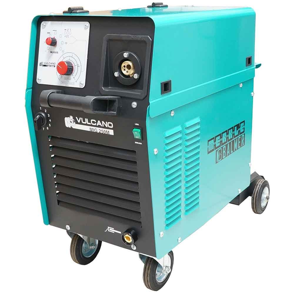 Máquina de Solda Inversora MIG MAG Vulcano MIG 250M 225A 220V Monofásica BALMER-60080003 - Imagem 3