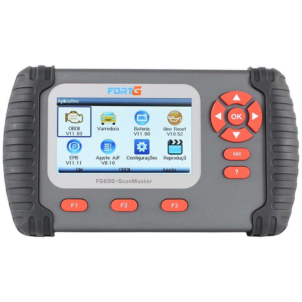 Scanner Leitor de Códigos de Falhas Função AF OBDII/EOBD CAN com 7 Funções FG600.ScanMaster FORTGPRO-FG600 - Imagem 2