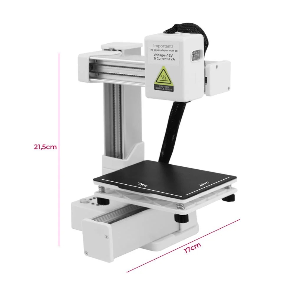 Mini Impressora 3d K10, Filamento Pla, Profissional, Montagem Fácil, Portátil, Cartão Tf, Usb - Imagem 3