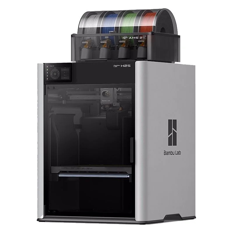 Impressora 3d Bambu Lab H2s 110v + Ams 2 Pro Kit Pf003s+sa007us2