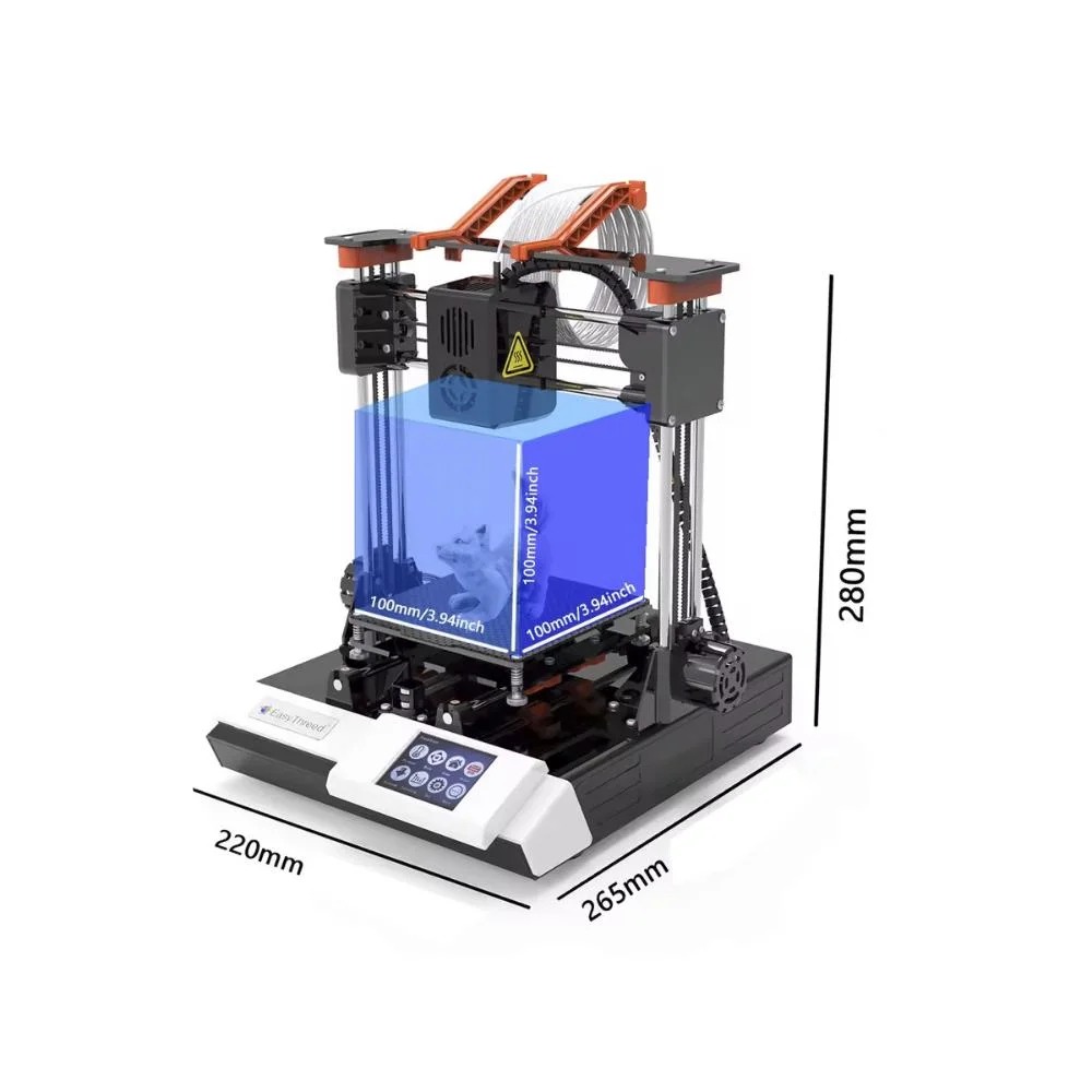 Mini Impressora 3d K6 Plus Compatível Com Cura/easyware Pla/tpu - Imagem 3